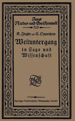 Cover image for Weltuntergang in Sage Und Wissenschaft