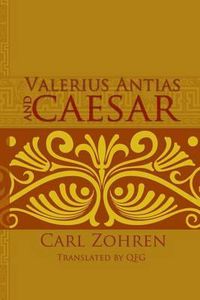 Cover image for Valerius Antias and Caesar: Dissertation