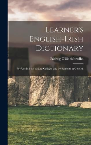 Cover image for Learner's English-Irish Dictionary