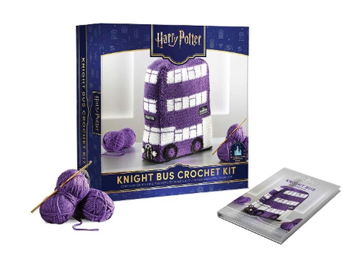 Cover image for Harry Potter: Knight Bus Doorstop Crochet Kit