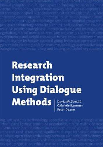 Cover image for Research Integration Using Dialogue Methods