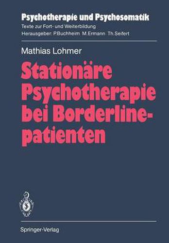 Stationare Psychotherapie bei Borderlinepatienten