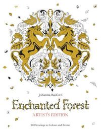 Cover image for Enchanted Forest Artist's Edition: A Pull-Out and Frame Colouring Book