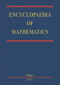 Cover image for Encyclopaedia of Mathematics: Volume 3