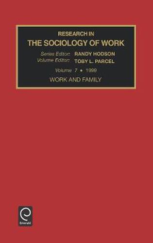 Cover image for Work and Family