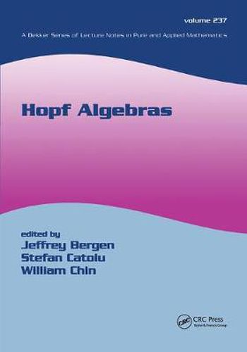 Cover image for Hopf Algebras