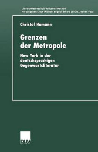 Cover image for Grenzen Der Metropole