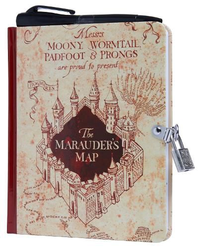 Cover image for Harry Potter: Marauder's Map Lock and Key Diary