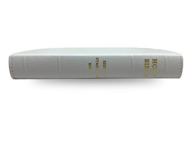 Cover image for Holy Bible, Berean Standard Bible - Bonded Leather - White Calf Grain