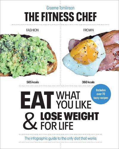 Cover image for THE FITNESS CHEF: Eat What You Like & Lose Weight For Life - The infographic guide to the only diet that works