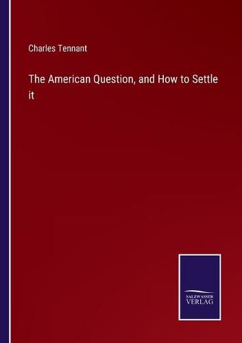 Cover image for The American Question, and How to Settle it