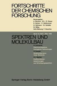 Cover image for Fortschritte der Chemischen Forschung: Spektren und Molekulbau / Anorganische Chemie / Biguanides /  Metalle: Legierungen und Verbindungen