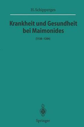 Krankheit und Gesundheit bei Maimonides