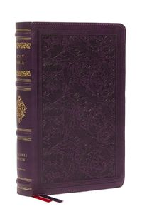 Cover image for KJV Large Print Reference Bible, Purple Leathersoft, Red Letter, Comfort Print (Sovereign Collection)