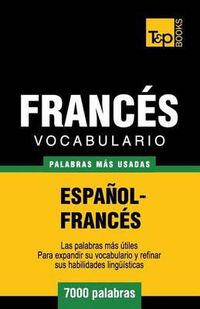 Cover image for Vocabulario espanol-frances - 7000 palabras mas usadas