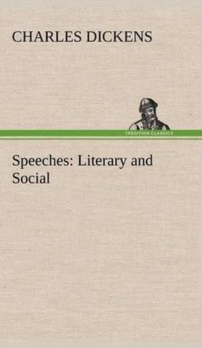Cover image for Speeches: Literary and Social