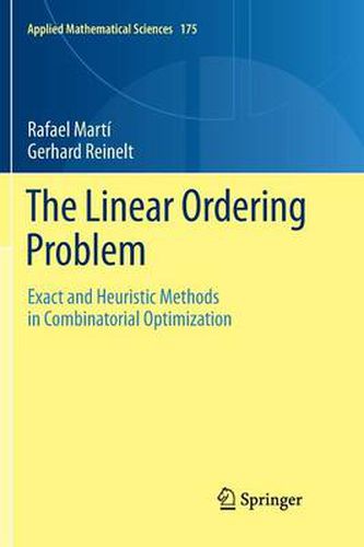 Cover image for The Linear Ordering Problem: Exact and Heuristic Methods in Combinatorial Optimization