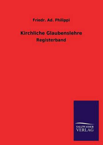 Cover image for Kirchliche Glaubenslehre