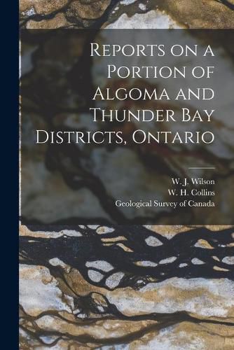 Cover image for Reports on a Portion of Algoma and Thunder Bay Districts, Ontario [microform]