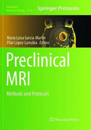 Cover image for Preclinical MRI: Methods and Protocols