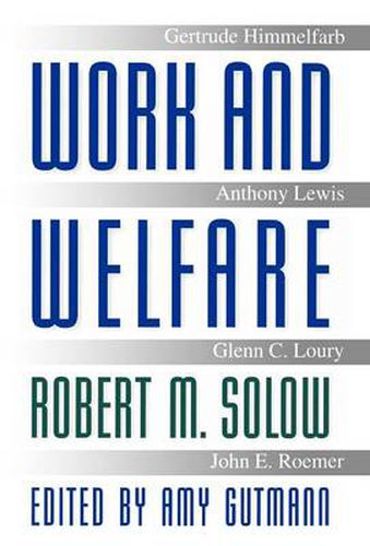 Cover image for Work and Welfare