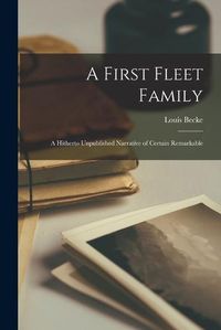 Cover image for A First Fleet Family