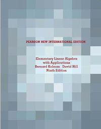 Cover image for Elementary Linear Algebra with Applications: Pearson New International Edition