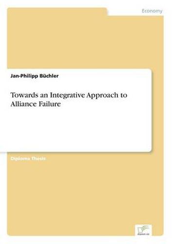 Cover image for Towards an Integrative Approach to Alliance Failure