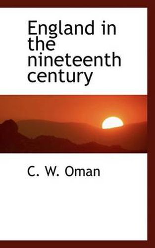 Cover image for England in the Nineteenth Century