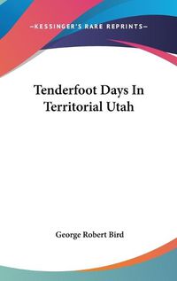 Cover image for Tenderfoot Days in Territorial Utah