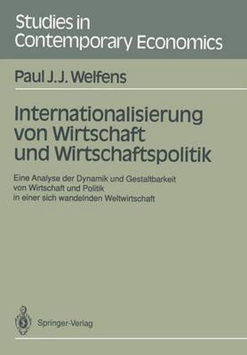 Cover image for Internationalisierung von Wirtschaft und Wirt