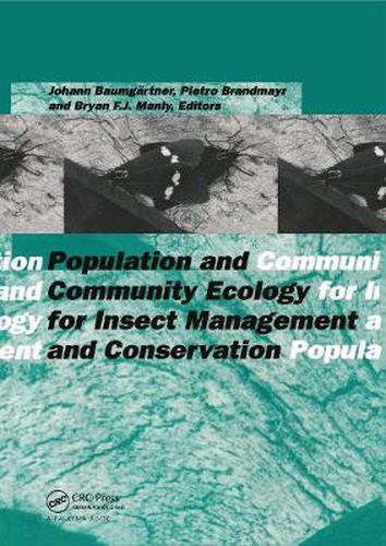 Cover image for Population and Community Ecology for Insect Management and Conservation: Proceedings of the Ecology and Population Dynamics Section of the 20th International Congress of Entomology Florence/Italy/25-31 August 1996