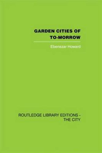 Cover image for Garden Cities of To-Morrow