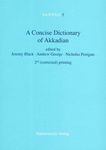 Cover image for A Concise Dictionary of Akkadian: Akkadian-English