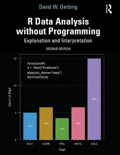 Cover image for R Data Analysis without Programming: Explanation and Interpretation