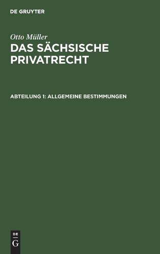 Cover image for Allgemeine Bestimmungen