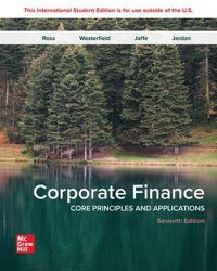 Cover image for Corporate Finance: Core Principles and Applications ISE