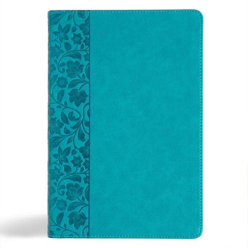 KJV Giant Print Reference Bible, Teal Leathertouch, Indexed