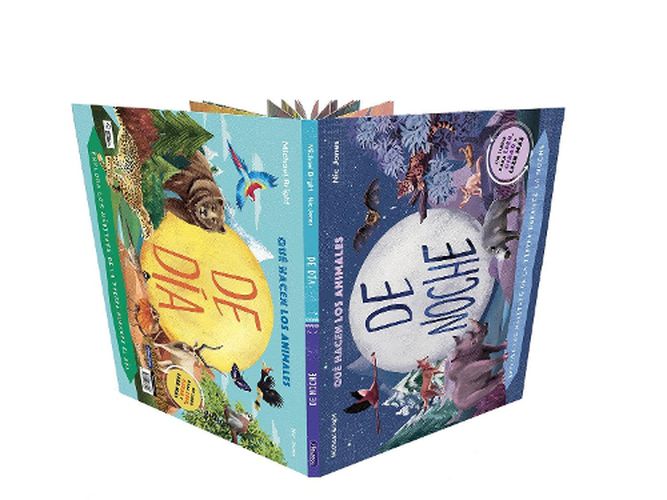 Cover image for Que hacen los animales de dia... y de noche / Day to Night: A Flip Book