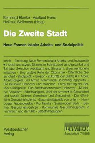 Cover image for Die Zweite Stadt: Neue Formen Lokaler Arbeits- Und Sozialpolitik