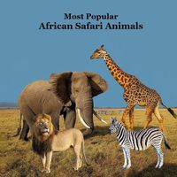 Cover image for Most Popular African Safari Animals Kids Book