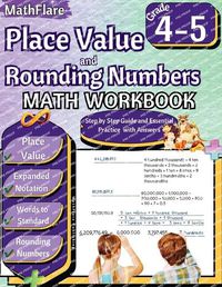 Cover image for Place Value and Expanded Notations Math Workbook 4th and 5th Grade