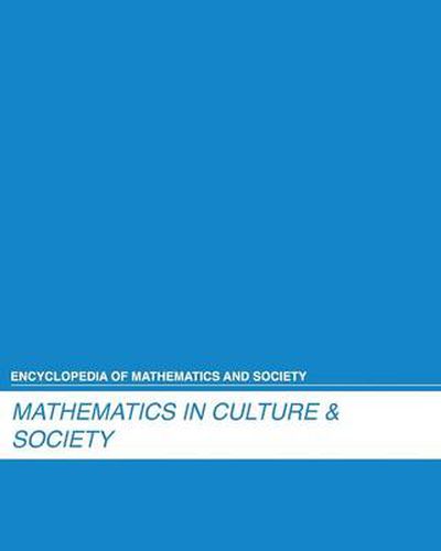 Cover image for Mathematics in Culture & Society