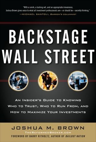 Cover image for Backstage Wall Street (PB)