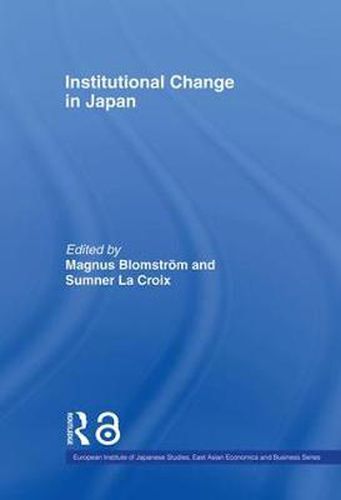 Cover image for Institutional Change in Japan