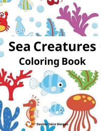 Cover image for Sea Creatures Coloring Book