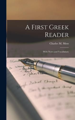 Cover image for A First Greek Reader; With Notes and Vocabulary