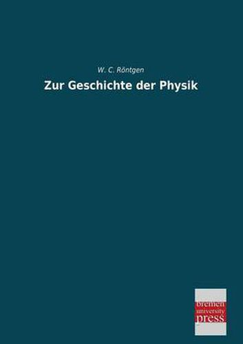 Cover image for Zur Geschichte Der Physik