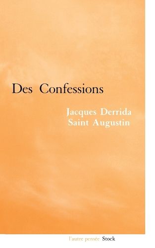 Cover image for Derrida-Saint Augustin