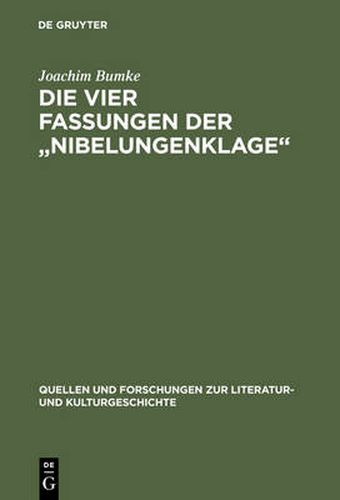 Die vier Fassungen der  Nibelungenklage